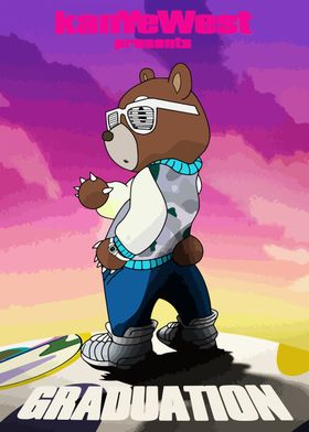 Kanye West Graduation Bear