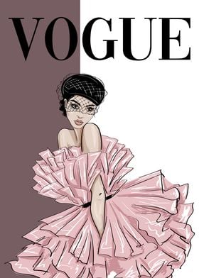 Vogue Cover Fashion Illustration