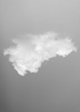 Single Cloud in Gray Sky