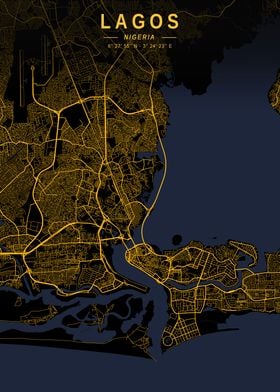 Lagos Golden City Map