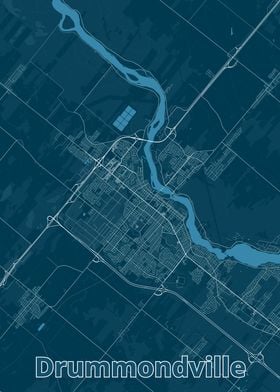 Drummondville City Map