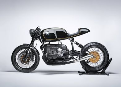 Black BMW Cafe Racer Motor