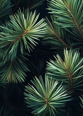 Pine Tree Close-Up