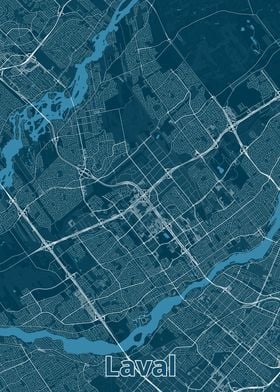 Laval City Map