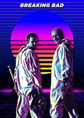 Breaking Bad Retro Poster