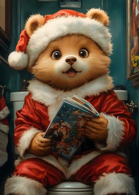 Christmas Bear Reading