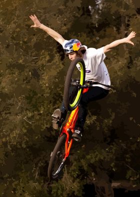 Brandon Semenuk MTB Rider in Mid-Air