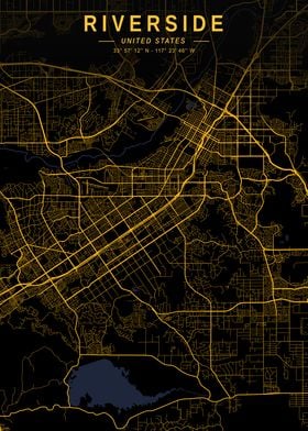 Riverside Golden City Map