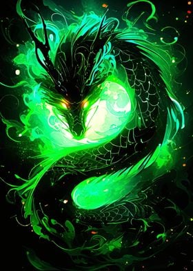 Green Dragon Artwork