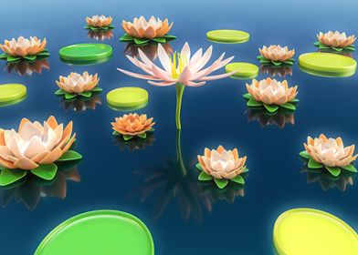 water lotus garden