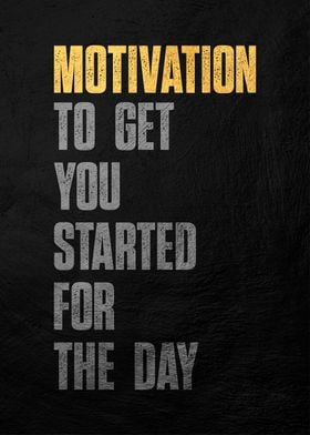 Motivation Quote Poster