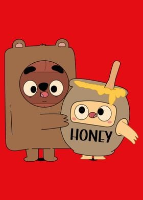 Bear and Honey Costume