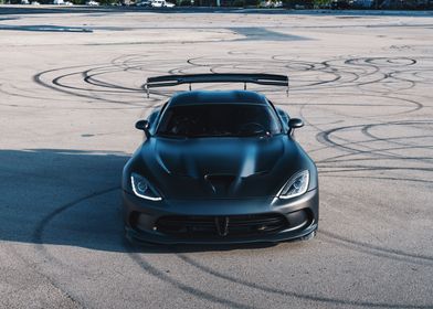 Black Dodge Viper