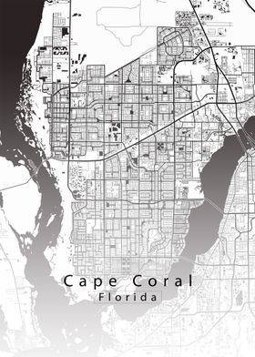 Cape Coral Florida Map