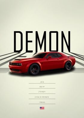 2018 Dodge Challenger SRT Demon