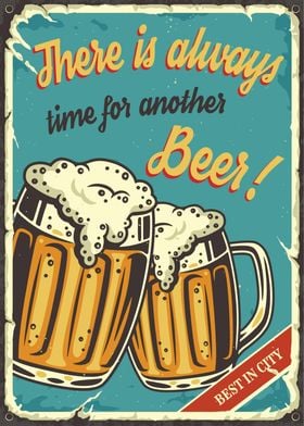 Beer Poster - Always Time