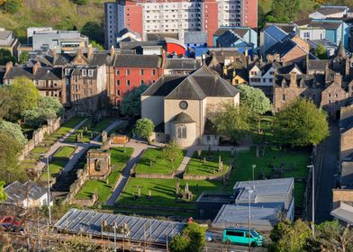 Canongate Kirk And Kirkyard In Edinburgh