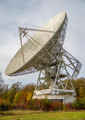 Satellite Dish in Autumn