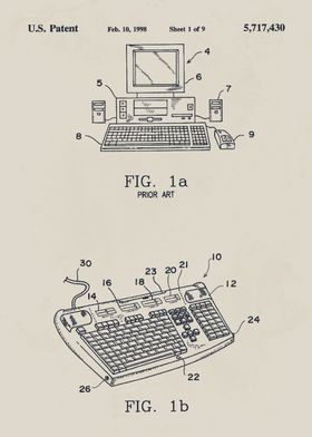 Computer Keyboard Patent