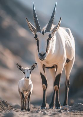 Oryx and Fawn