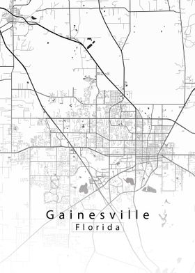 Gainesville Florida Map