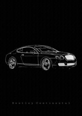 Bentley Continental Outline