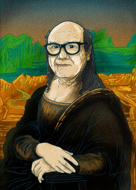 Danny Devito Mona Lisa