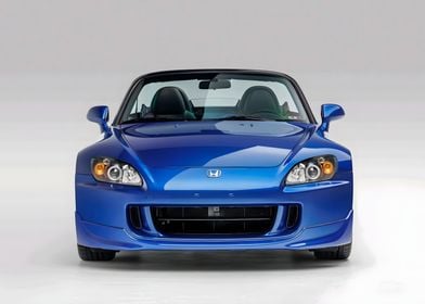 Blue Honda S2000