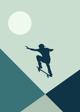 Skateboard Silhouette