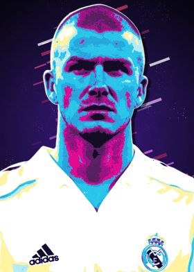 Karim Benzema Retro Art