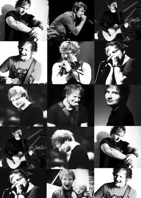 Ed Sheeran Collage