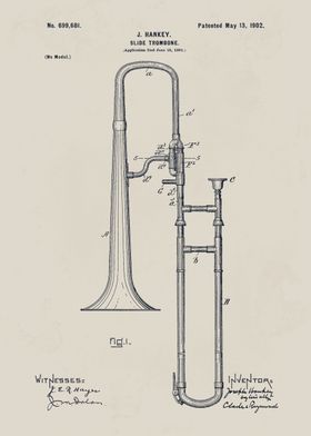 Slide Trombone Patent