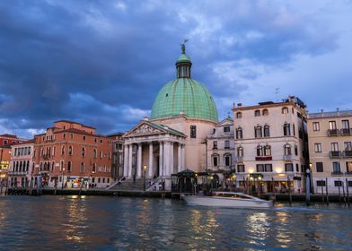 Venice Church At Grand Canal