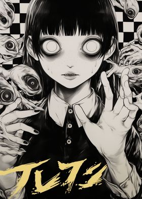 Horror Manga Illustration