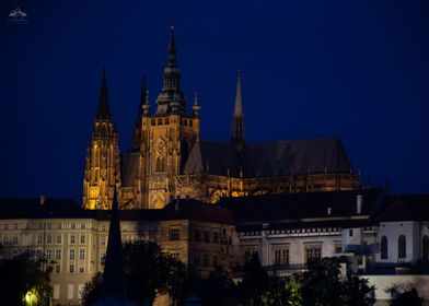 St. Vitus Cathedral (Prague Castle), Night