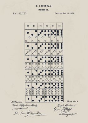 Domino Patent Illustration