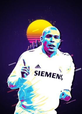 Ronaldo Retro Art 