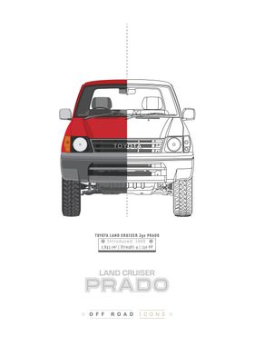 Land Cruiser Prado split-view