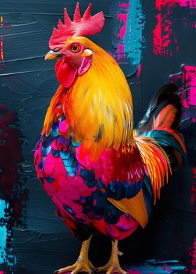 Colorful Rooster