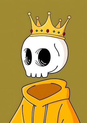 King Skull Hoodie