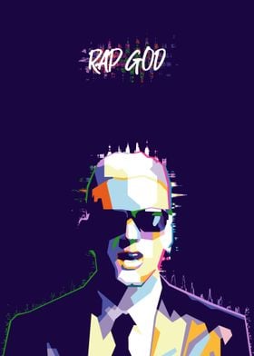 Rap God Pop Art