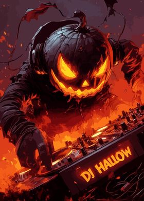 Pumpkin DJ Hallow