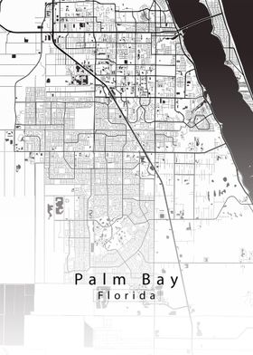 Palm Bay Florida Map