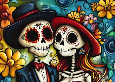 Day of the Dead Couple