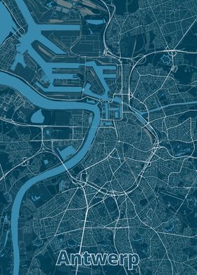 Antwerp City Map