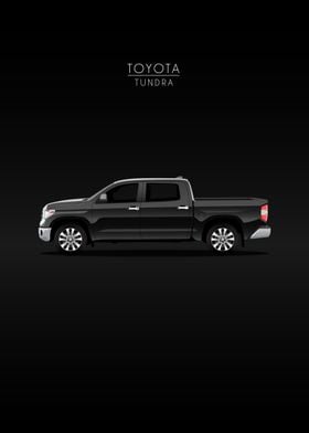 Black Toyota Tundra Pickup Truck