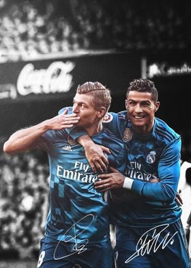 Cristiano Ronaldo And Toni Kroos