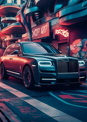 Rolls Royce Cullinan in City