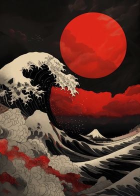 Red Moon Wave