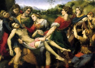 Lamentation of Christ Painting